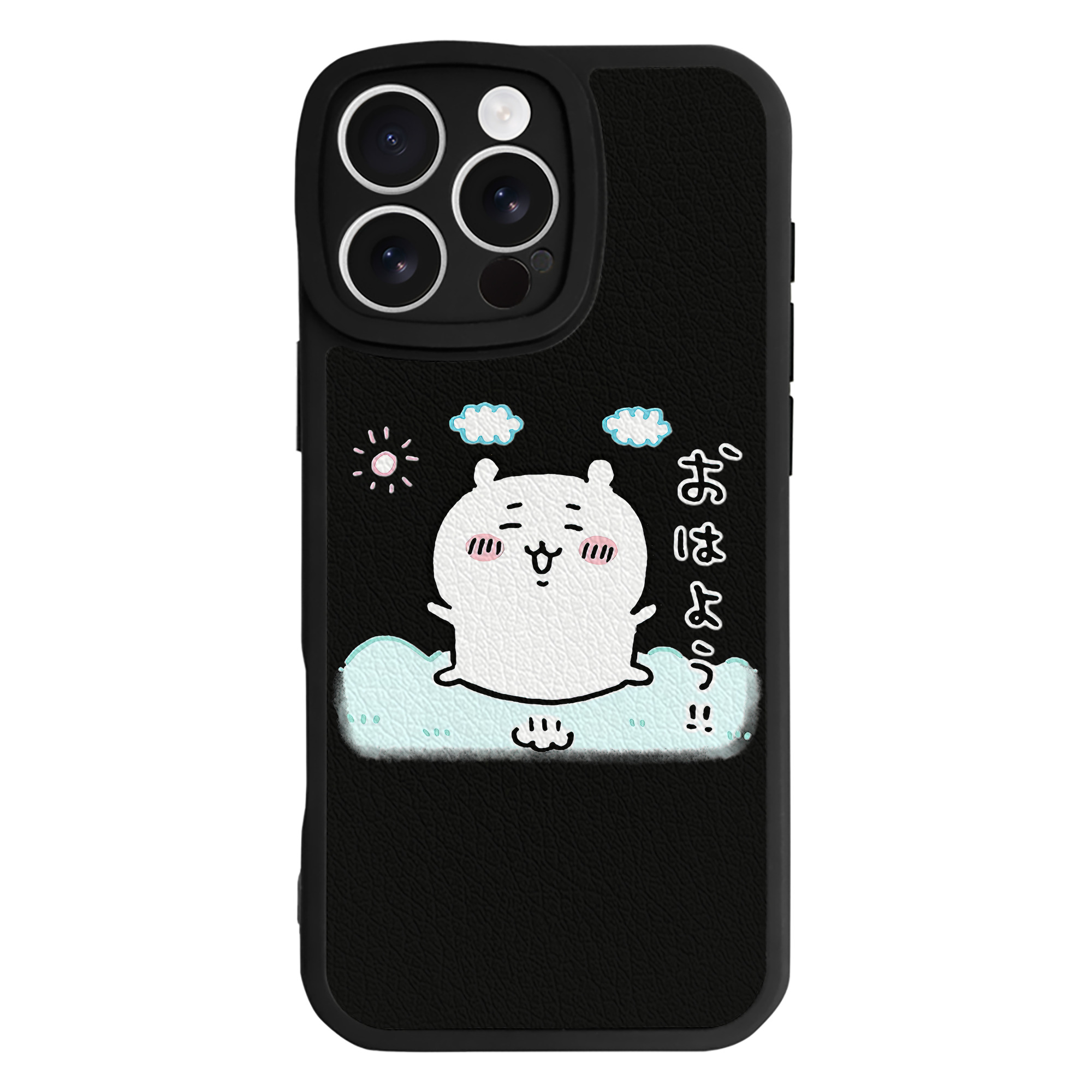 （画像用） ちいかわ ちいかわ Chii-kawa chiikawa 【iPhone 16シリーズ対応】シリコンスマホケース（レザー調） 材質：シリコン